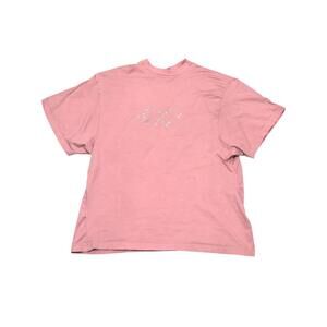 Balenciaga "Bebe" Logo Tee – Pink – Men's Large (Pristine)